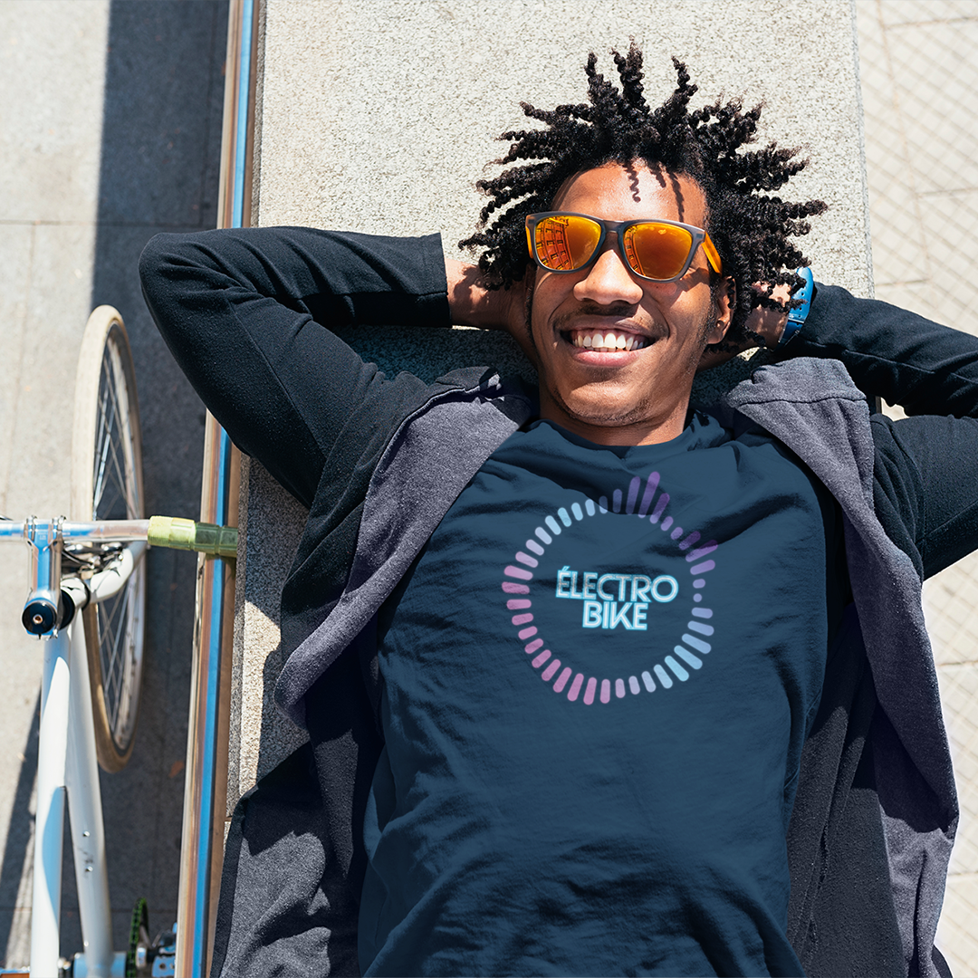 Navy Blue Electro Bike for wholesale on Faire4