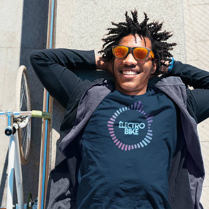 Navy Blue Electro Bike for wholesale on Faire4