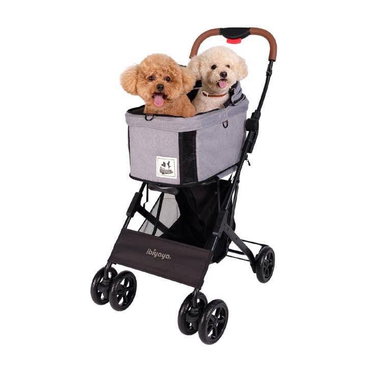 Ibiyaya - Wholesale Pet Carrier - Cat/Dog - Travois Tri-fold Pet Travel System Medium Dog-Cat Stroller9