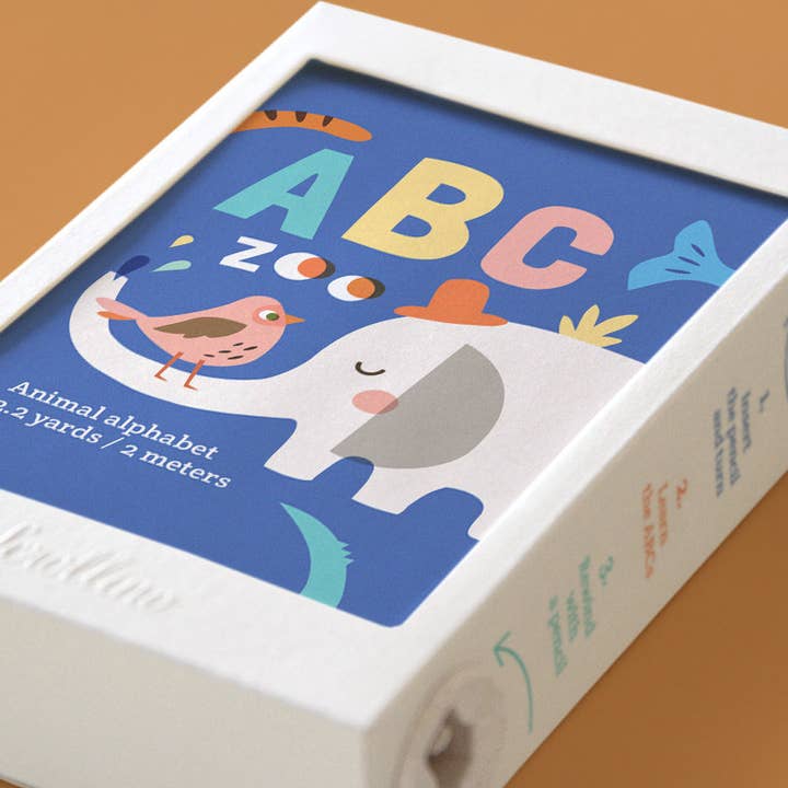 Scrollino - Wholesale Preschool Book (3-5) - ABC's learning book with animals - Scrollino ABC ZOO2