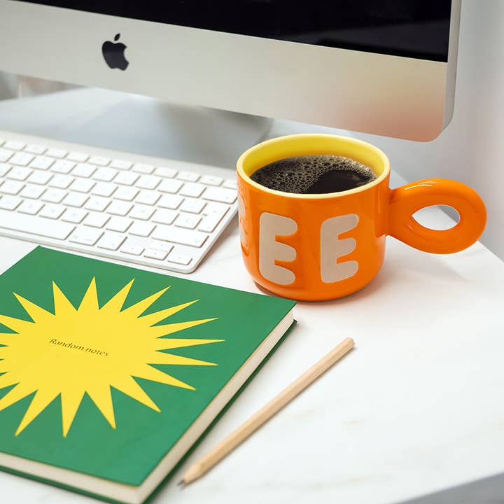 ORANGE KAFFEEBECHER HF für den Großhandel von Helio Ferretti