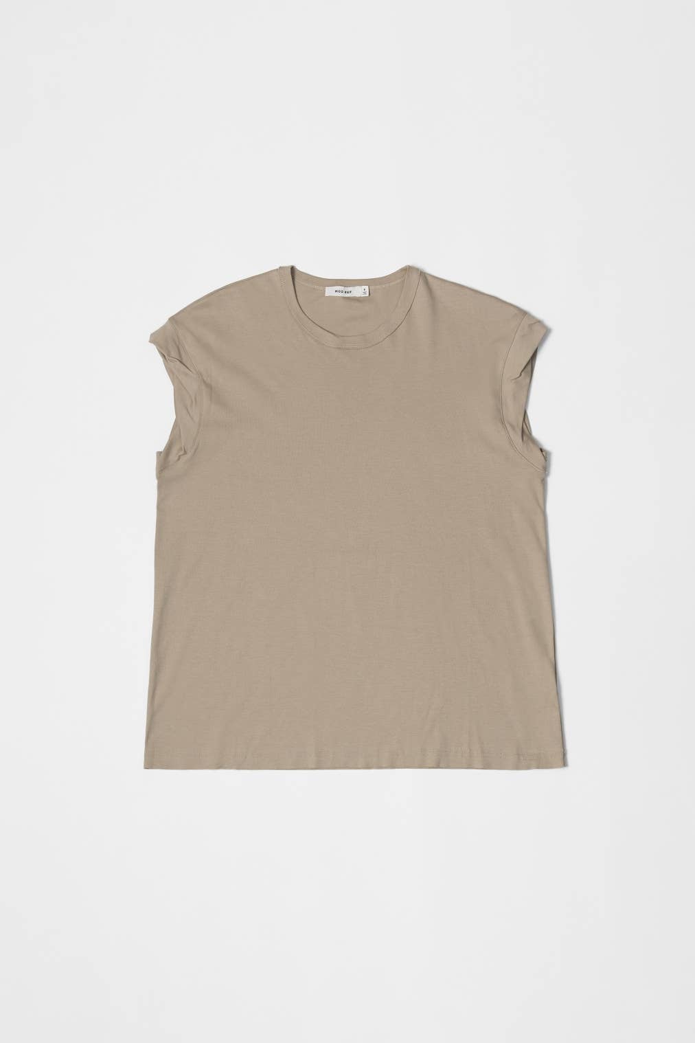 MOD REF - Vendita all'ingrosso Maglietta - Donna - The Remy Top | T-shirt a tunica muscolare con maniche arrotolate18