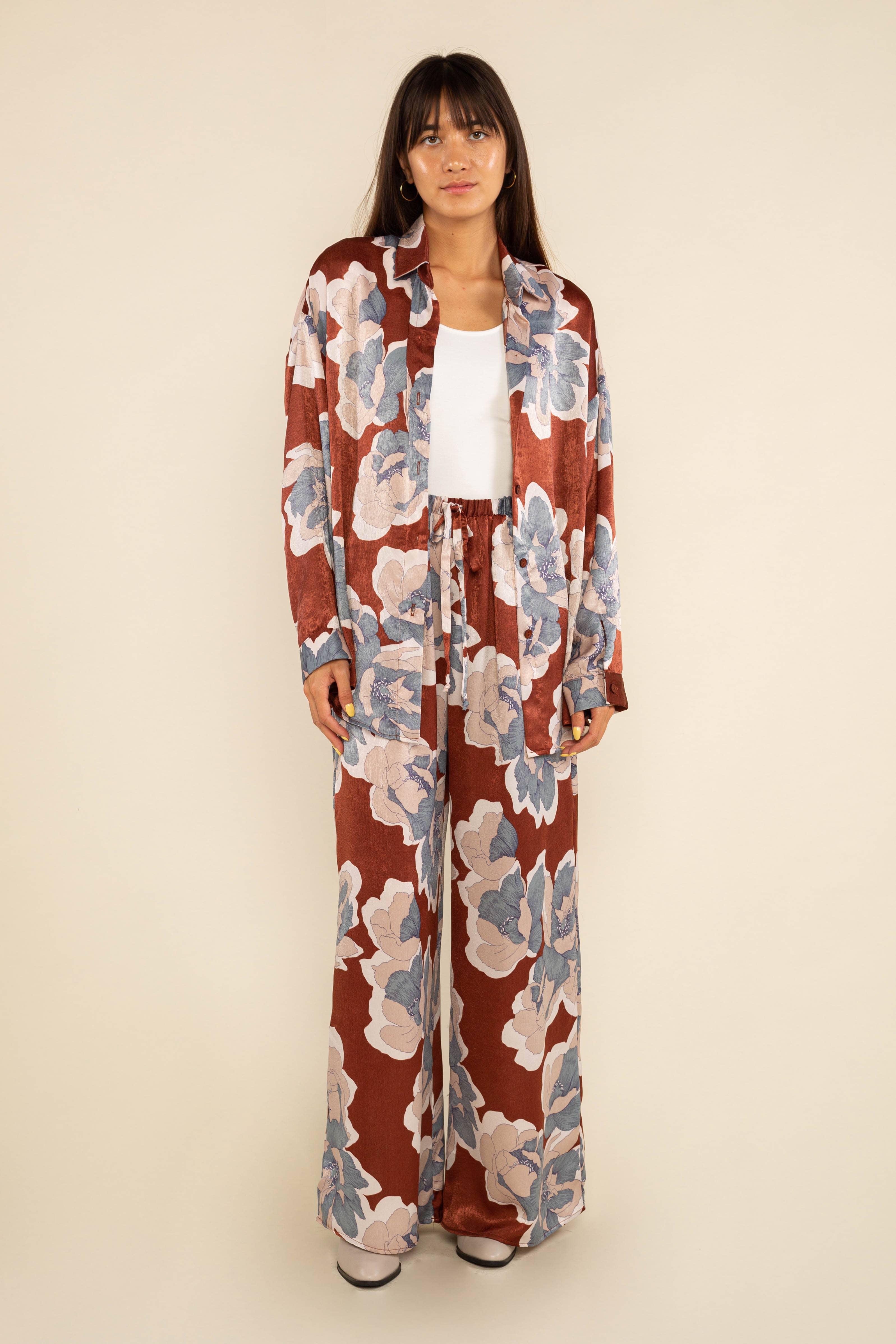 NLT - Vente Pantalon – femme - Pantalon Etta en satin8