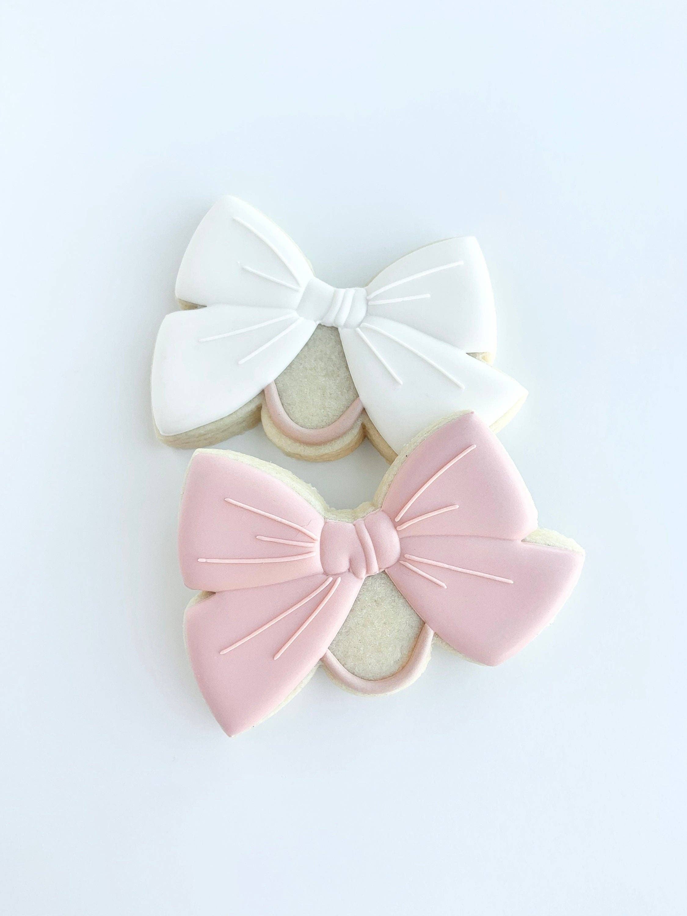 Maison’s Custom Cutters – Engroshandel Udstikker til småkager – Baby Girl Bow med eller uden slips3