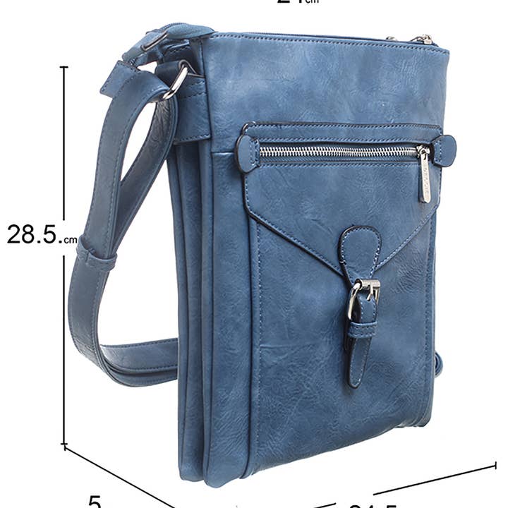 Bessie London – wholesale Messenger Bag – Women’s – 3 Pocket Messenger Bag10