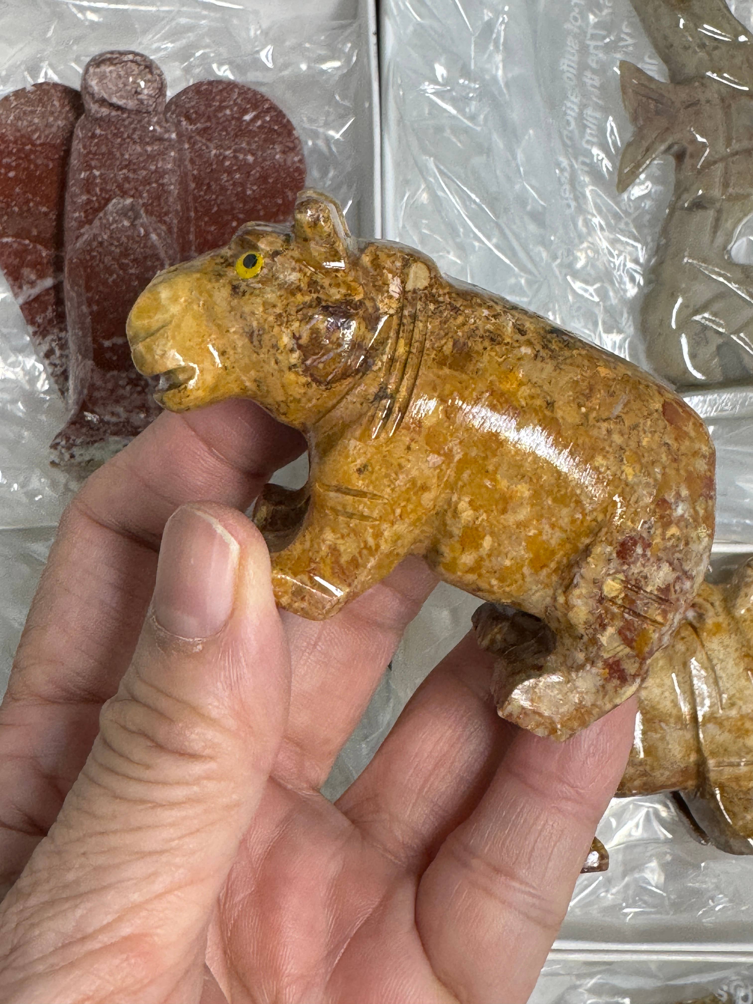 The 7 Directions - Wholesale Decorative Figurine - 9 pc flat animal carvings FT84 Lions angels and more5