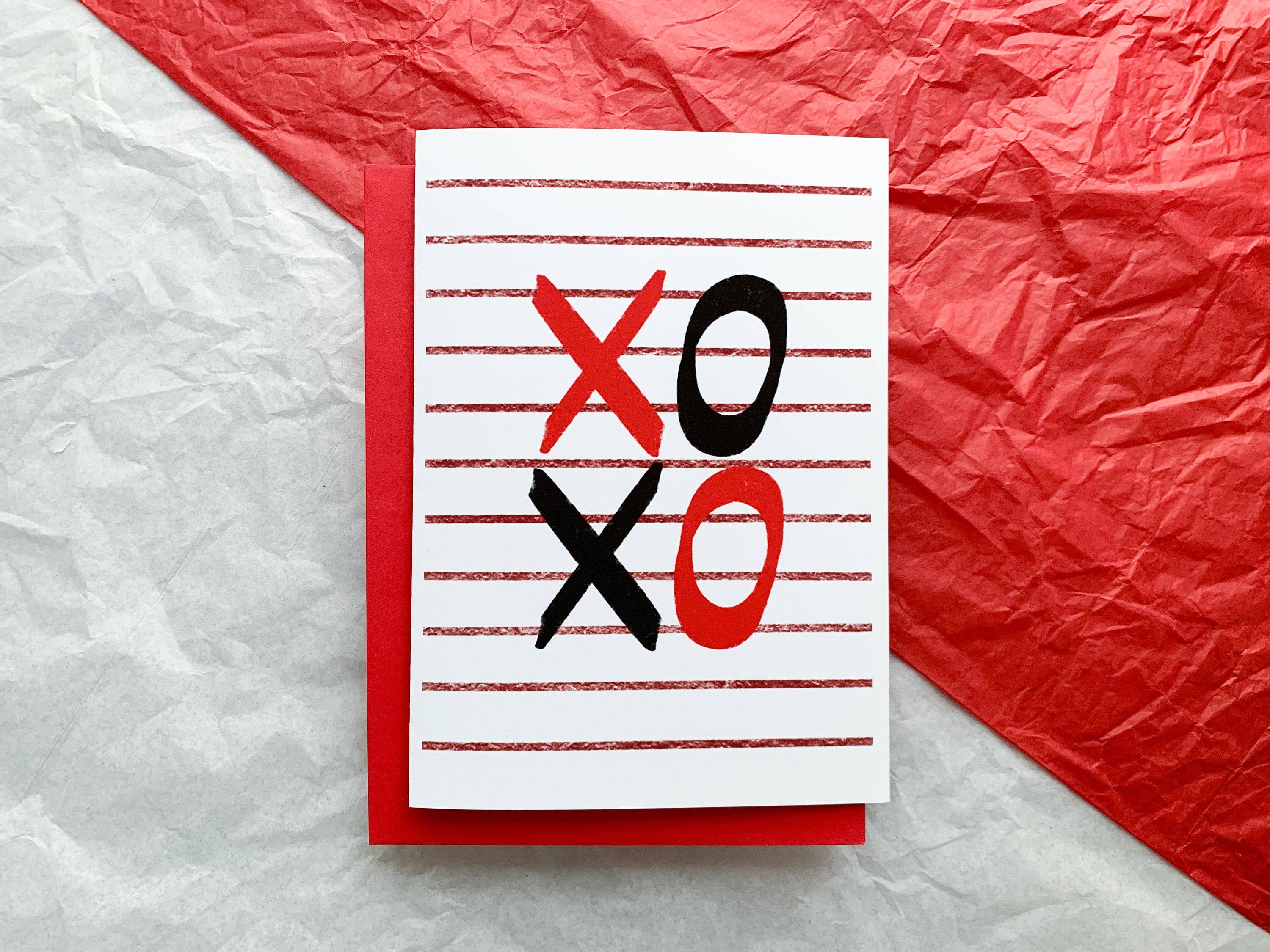 Stone Donut Design, LLC – Engroshandel Valentinsdagskort – Fed XOXO Cute Valentinsdag Card af Stonedonut Design3