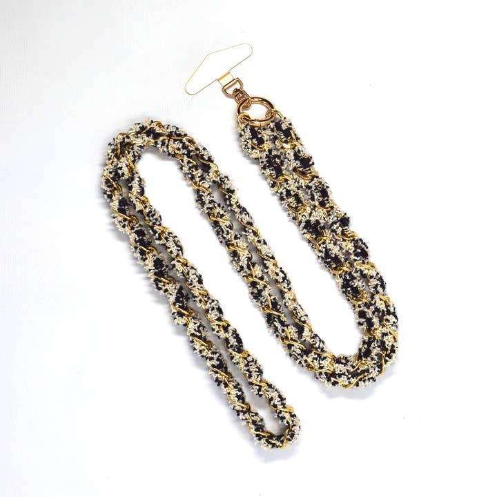 LUV & Co. - Wholesale Riem voor telefoonhoesje - Telefoonbedel - 6105 beige0