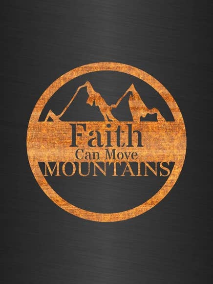 La foi peut déplacer les montagnes pour la vente par HooneyTunes Unlimited