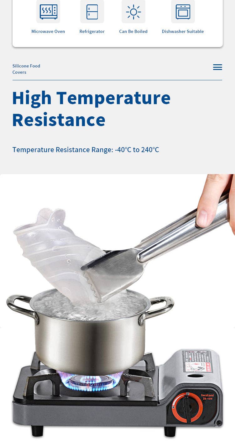 Farben mischen und anpassen Wiederverwendbare elastische Silikondeckel in Lebensmittelqualität, 6 Stück, Mindestbestellmenge 10 Stück für den Großhandel auf Faire2