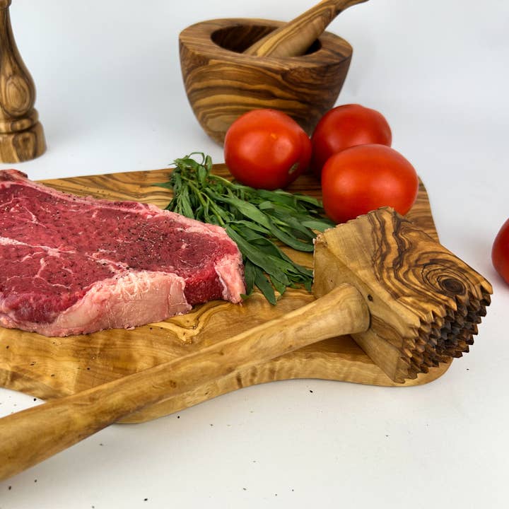 Natural OliveWood – wholesale Köksverktyg/-pryl – Olive trä kött hammare