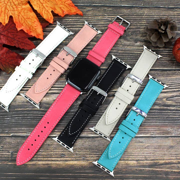 ShopTrendsNow - Wholesale Watch Band/Strap - Women's - Vegan Leather Apple Watch Bands