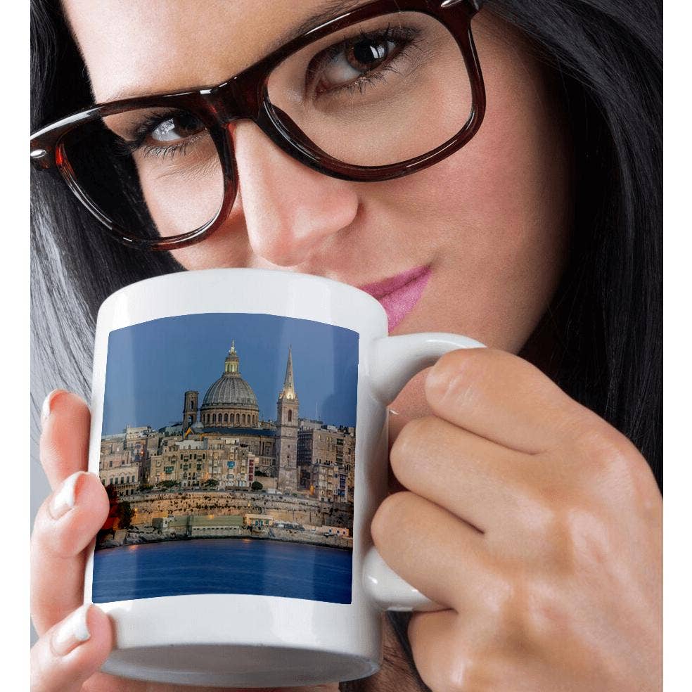 3dRose - Wholesale Coffee Mug - 3dRose, Europe, Malta, Valletta, historic skyline at Dusk, Mug9