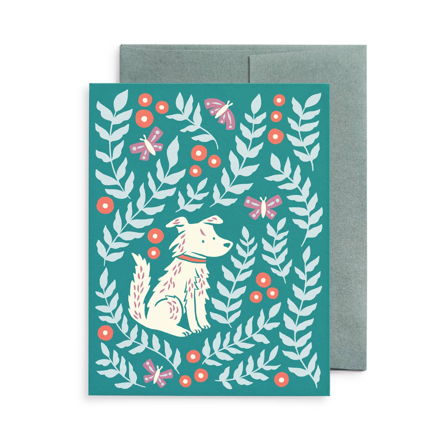 Nuthatch Studio - Wholesale Everyday Greeting Card - Dogs & Blooms Greeting Card Set: Original Dog Art, Set of 85