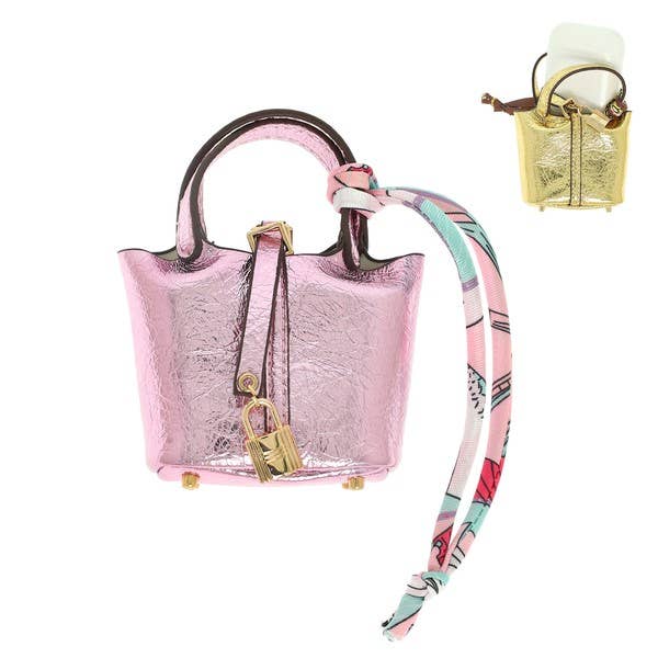 anbfashion - Wholesale Keychain - Unisex - Mini Leather Purse Earbud Case KBAG12470