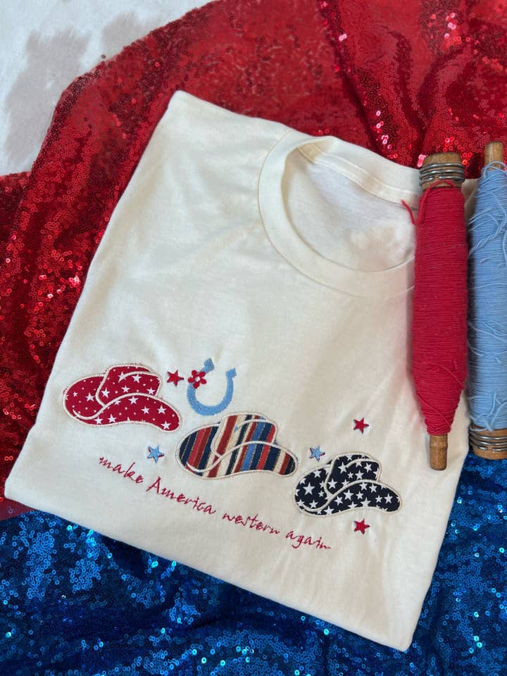 Make America Western Again for wholesale by The White Stitch