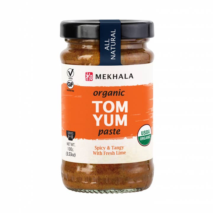 Organic Tom Yum Paste 3.53oz for wholesale by Mekhala Living Inc