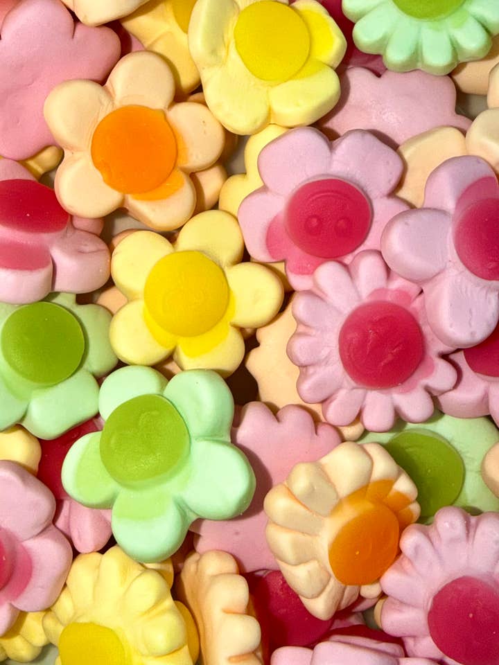 Happy Flowers Foamy Candy for wholesale by Sweet On You