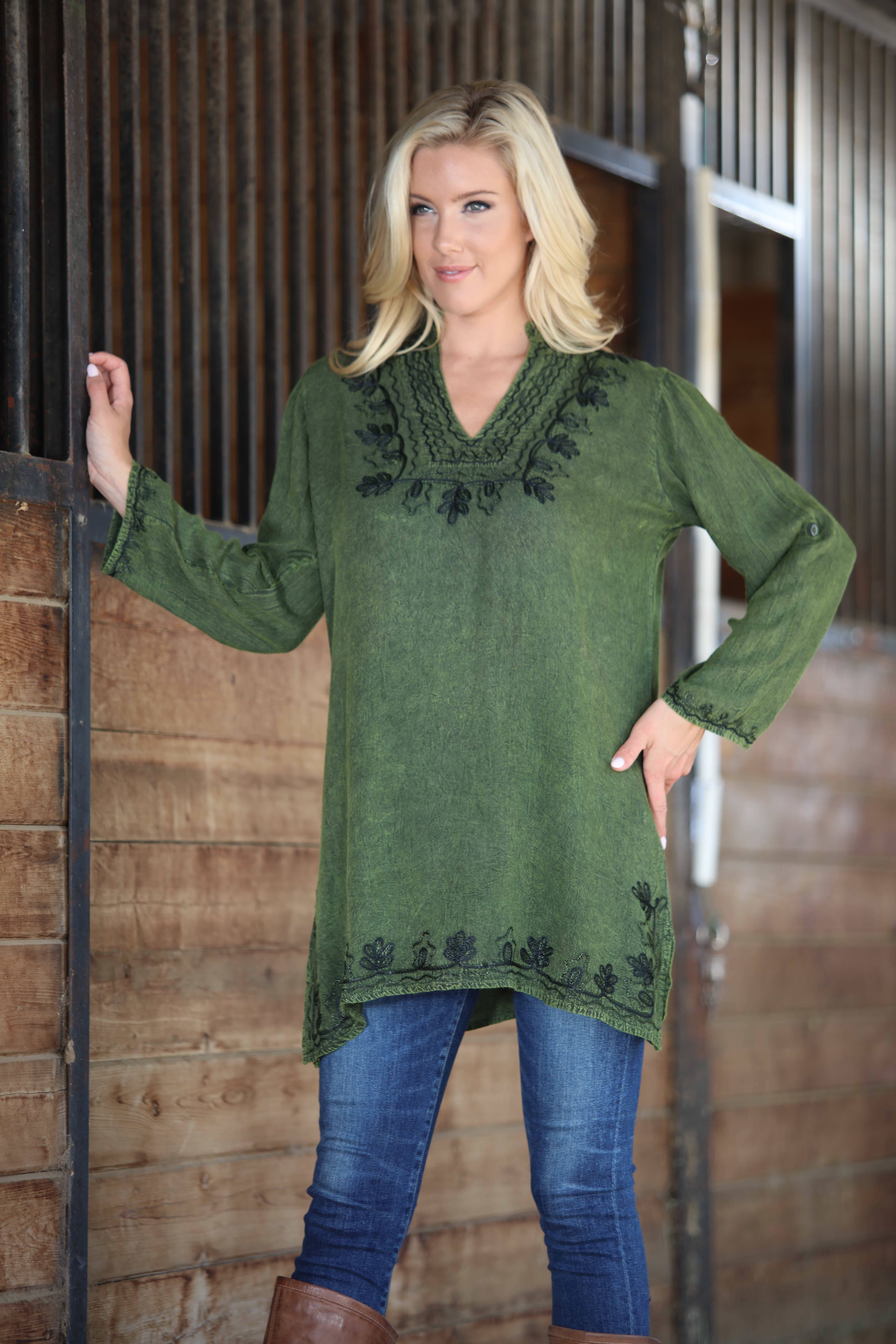 Ananda's Fashion - Wholesale Swim Cover Up - Women's - Long Sleeve Swimsuit Cover Up Tunic Resort Wear2