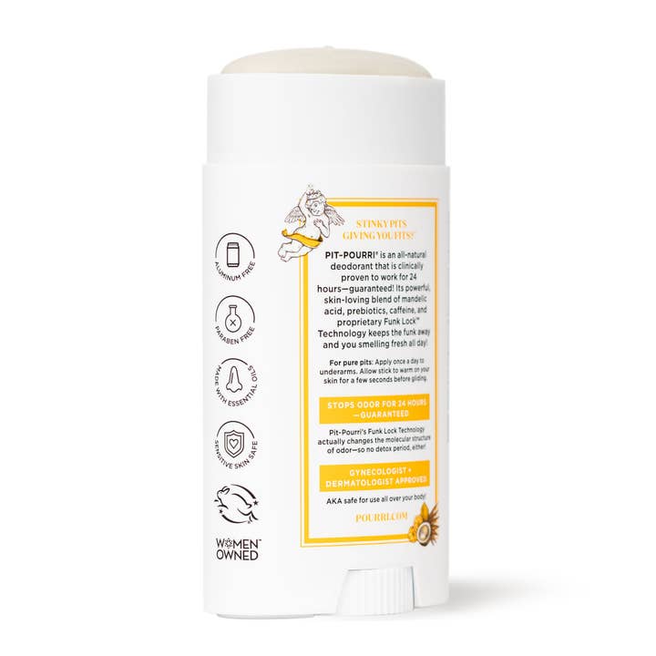~Pourri - Wholesale Deodorant - Unisex - Pit~Pourri Coconut Vanilla Sandalwood Natural Deodorant 2oz