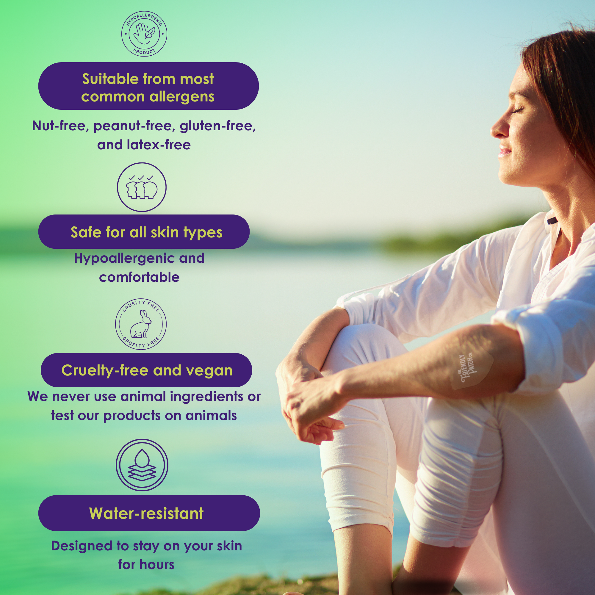 Friendly Patch CO - Wholesale Pain Relief Spray/Cream - Relief Day Pain Patch - Arnica, White Willow Bark, Menthol6