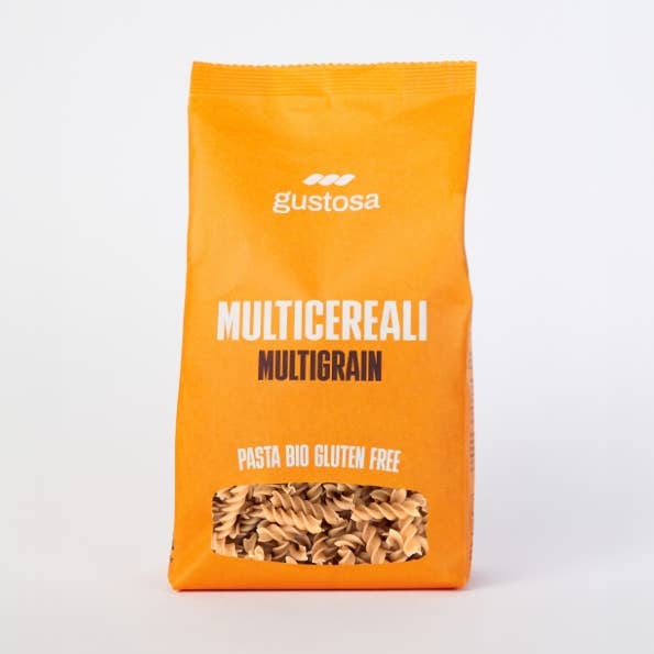 BIO Multigrain FUSILLI 340g for wholesale by Pasta Gustosa Bio Gluten Free
