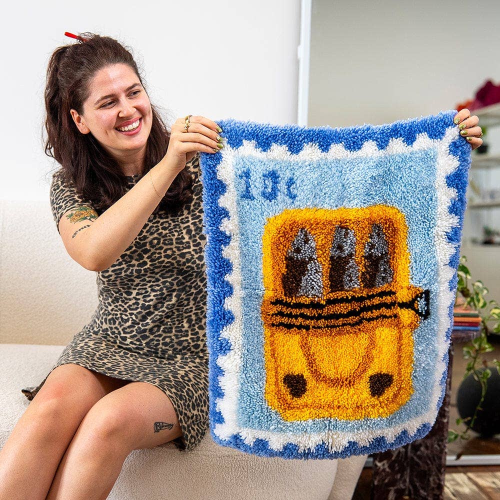 Craft Club - Wholesale DIY Craft Kit - Sardine Stamps - XL Latch Hook Rug Kit2