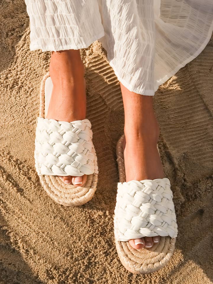 CABO - Woven Sandals, Beach Style, Casual Chic for wholesale by Lemonade Shoes