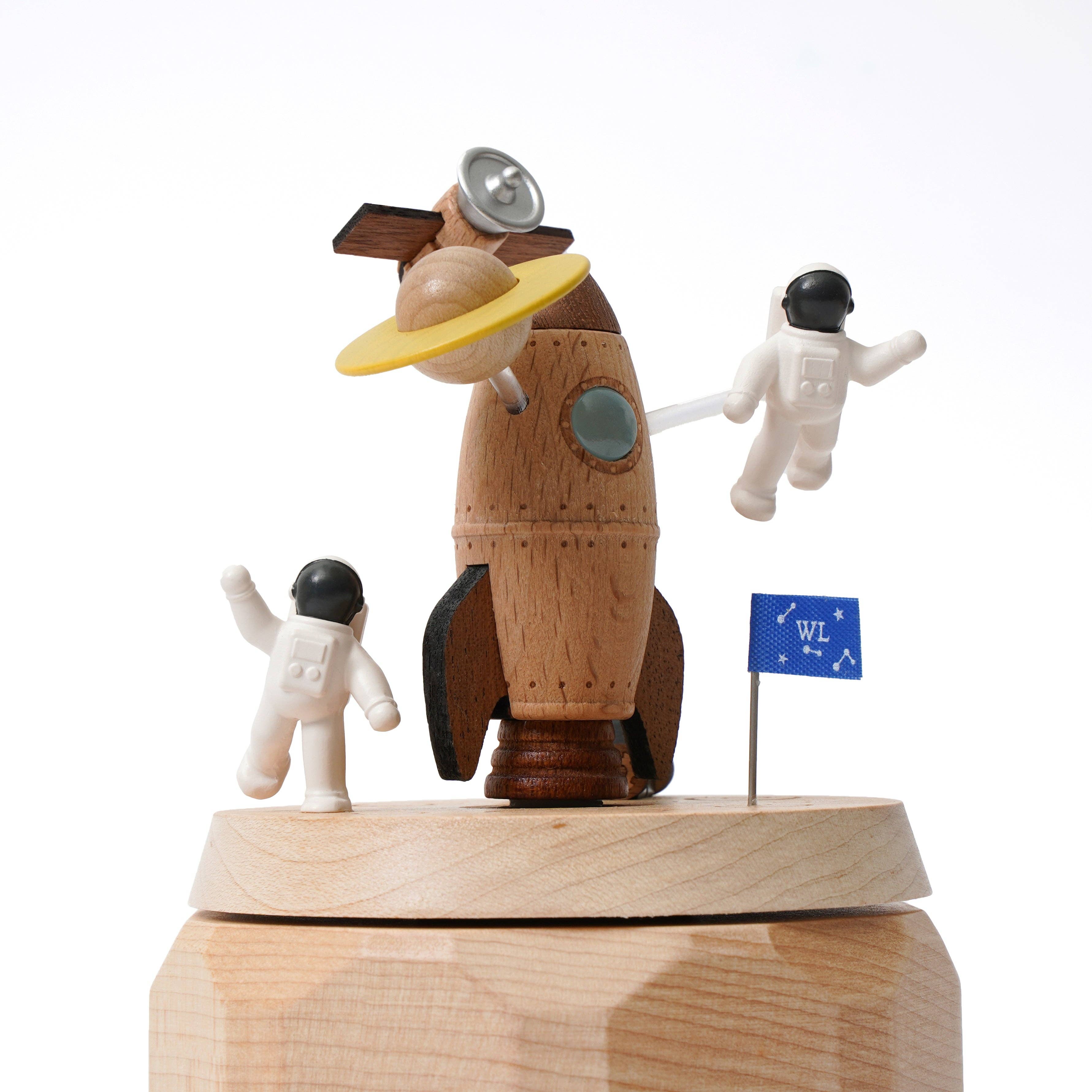 Music Box - Wholesale Music Box - Kids & Baby - Spacewalk Wooden Music Box2