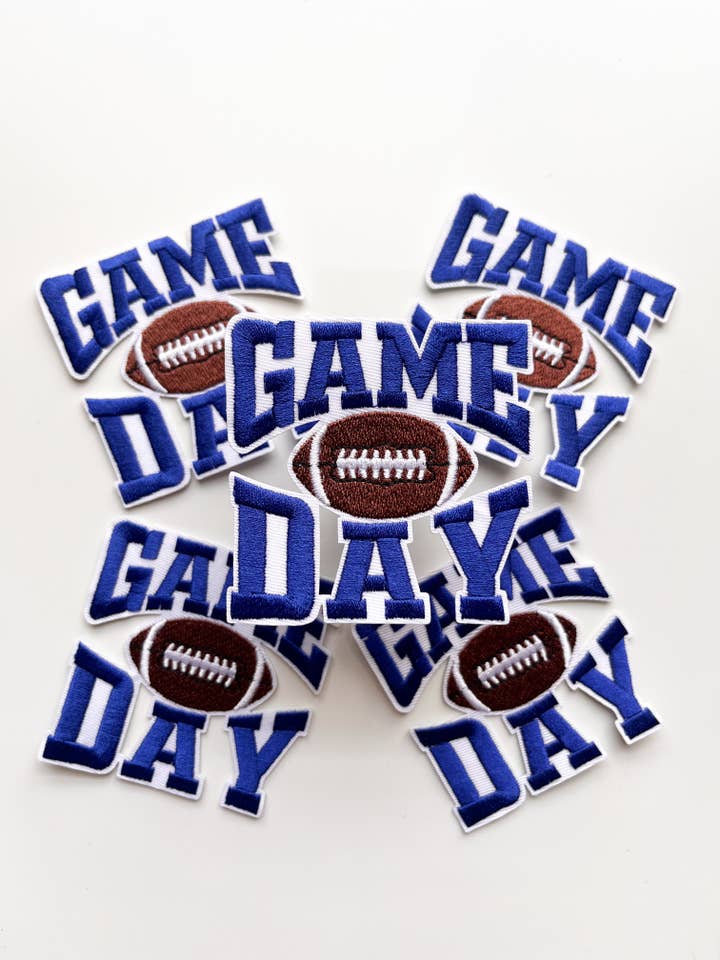 GAME DAY Patch- Royal for wholesale by Modern Kane