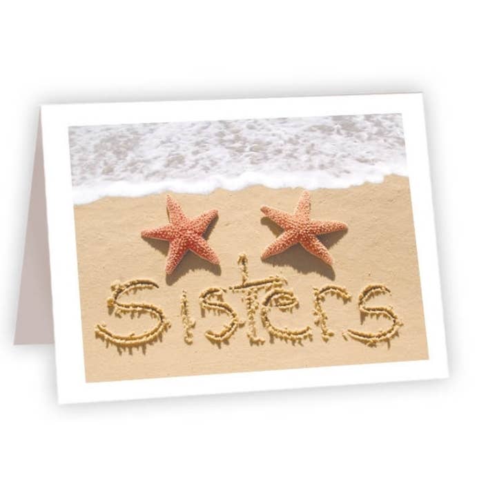 Coastal Cards - Sisters for wholesale by Ahava River Cards, Books & Decor
