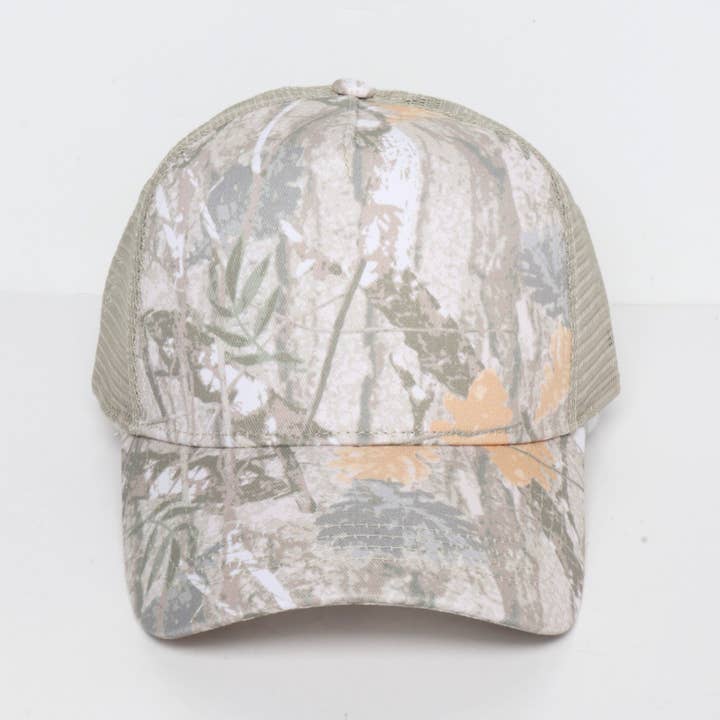 David And Young - Wholesale Trucker Hat - Women's - Camo Woods Print Mesh Back Trucker Cap5