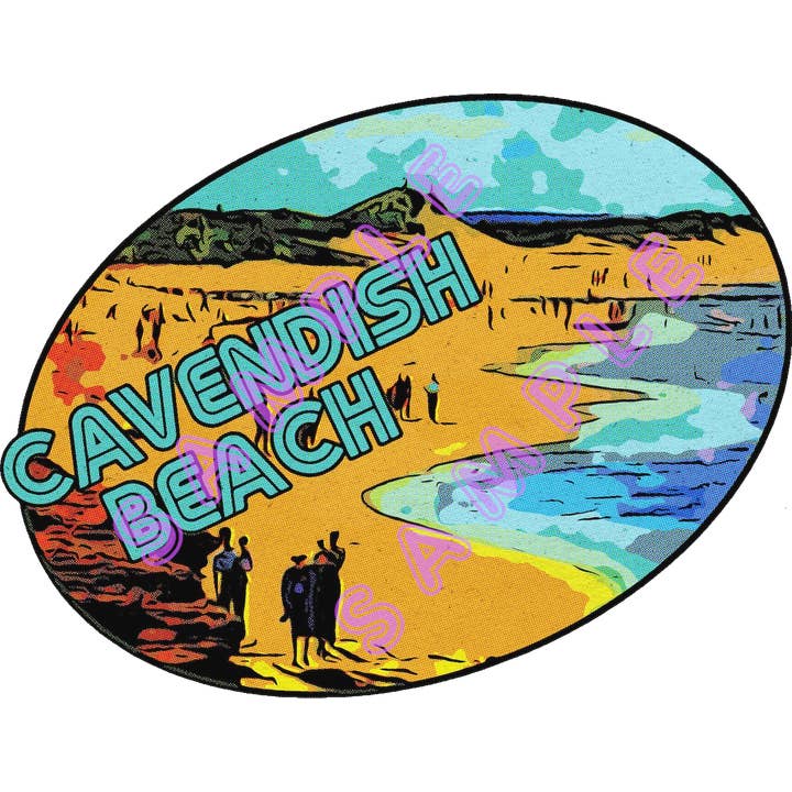 PRINCE EDWARD ISLAND Vintage Style Vinyl Sticker CVDB for wholesale by Hilda74 Retro Designs