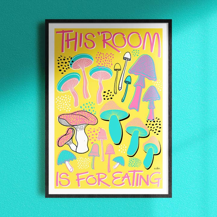 Svamp Kök Konstaffisch Gul för wholesale av Don Design