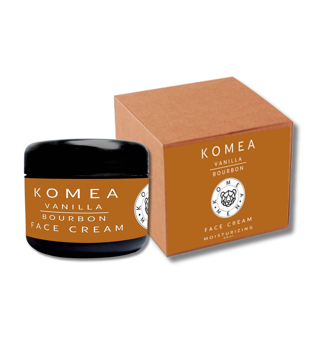 Ihana Luonto Pro - Wholesale Facial Moisturizer - Men's - KOMEA Moisturizing Organic Vanilla-Bourbon Face Cream 60ml