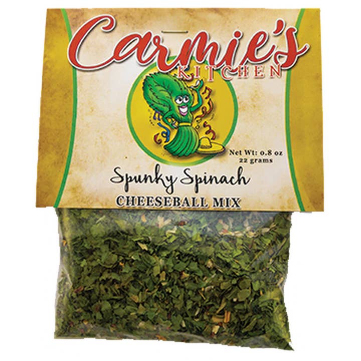 Carmie's Kitchen - Wholesale Dip - Spunky Spinach Appetizer Cheeseball
