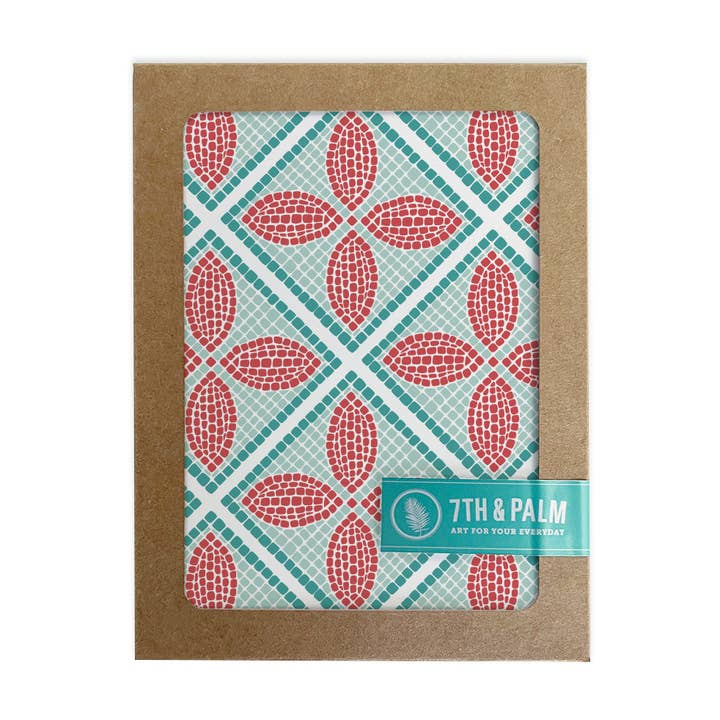 Römische Feiertags-Grußkarte — Weihnachtsstern-Weihnachtskarte für den Großhandel von 7th & Palm