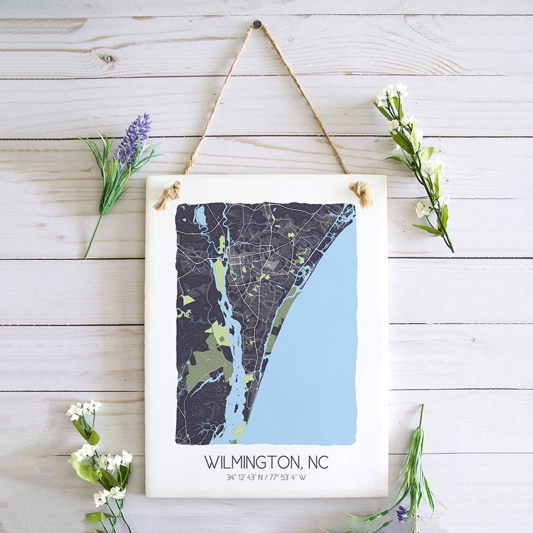 Sparks House Co. - Wholesale Sign - Cape Cod Massachusetts Map Tile Sign - Ceramic Tile Sign11