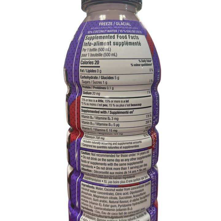 Echo Sales America - Wholesale Sports/Energy Drink - Prime Hydration Toronto Raptors V2 Edition - 500ML case of 12