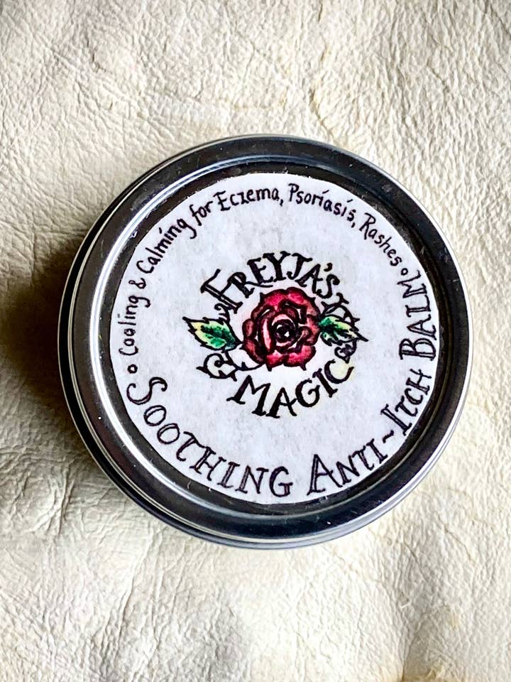 Soothing Anti-Itch Balm for Eczema, Psoriasis, Rashes - 2oz for wholesale by Freyja's Magic