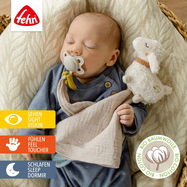Fehn - Wholesale Security/Cuddle Blanket - Baby - Natural Sheep Comforter - Sleeping Aid & Cuddle Cloth1