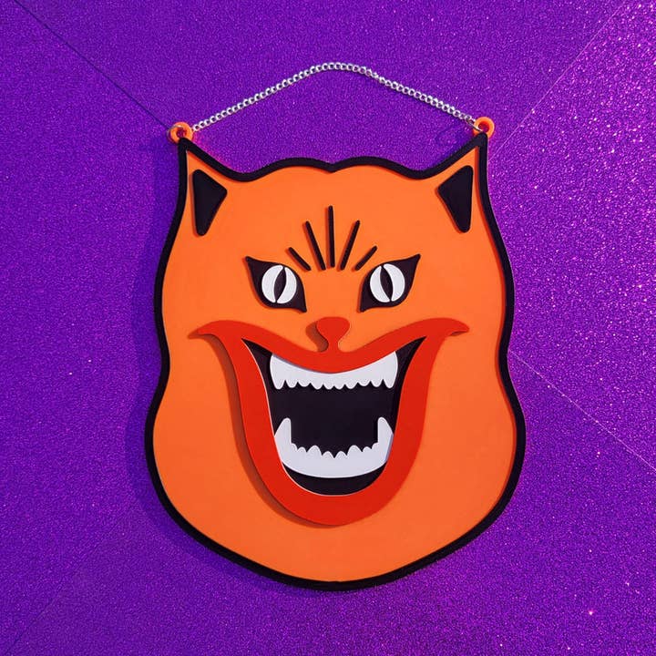 House Cat Horror Movie Wall Hanging for wholesale by Printy Vibes