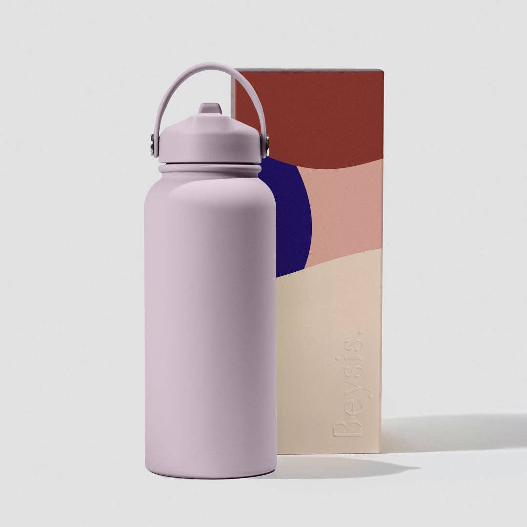 Beysis – wholesale Vattenflaska – 30,5 oz / 900 ml flaska med sugrör4