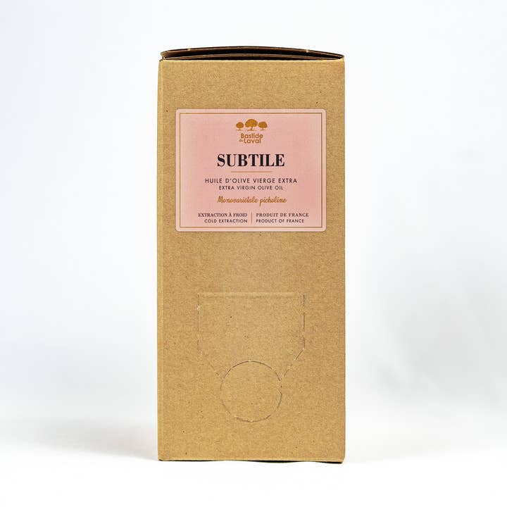BASTIDE DU LAVAL - SARL Moulin du Grand Cèdre – wholesale Olive oil – Subtle Olive Oil - Bag in Box 3L0