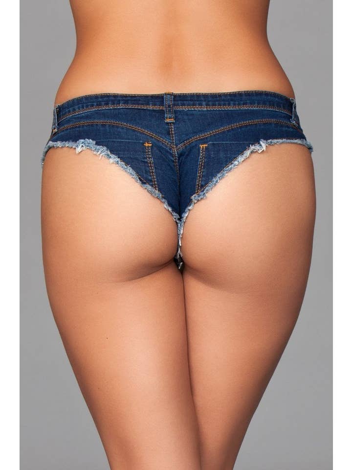 BL J8 Buns Out Cheeky Denim Shorts for wholesale on Faire