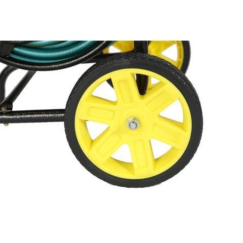 InSideOut - Wholesale Garden Tool - 2-Wheel Heavy Duty Hose Cart - 200ft Capacity4