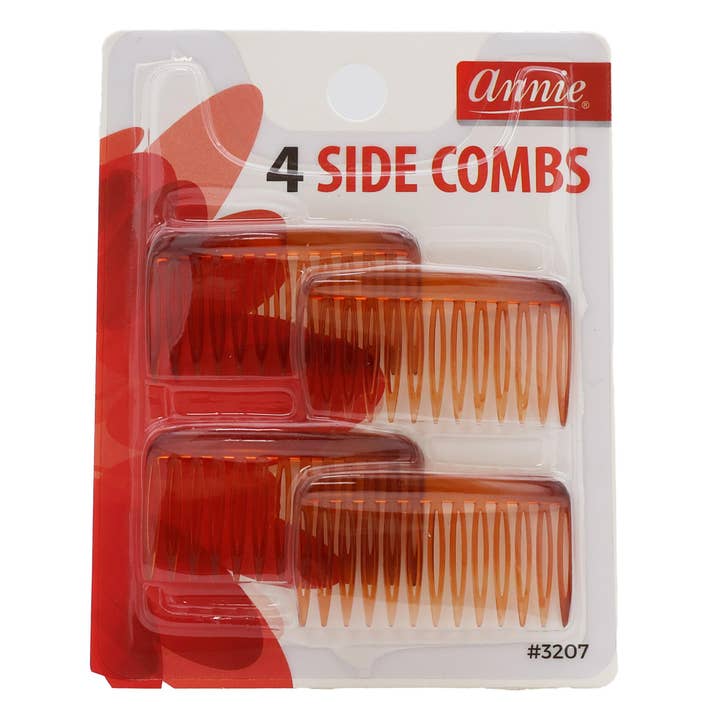 Annie - 4 Side Combs Small Random Color Ship for wholesale by KT Supply