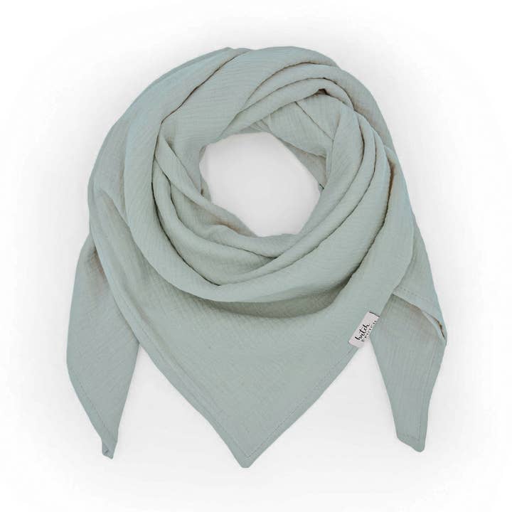hutch&putch – wholesale Scarf – Child – Muslin scarf for toddlers • aquamarine0