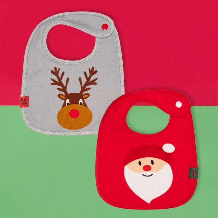 Blade and Rose Limited - Wholesale Bib - Baby - Christmas Bib 2 Pack