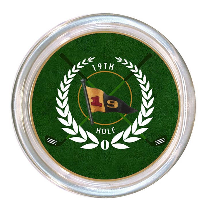 C8934 - Dessous de verre du 19e trou pour la vente par Marye-Kelley